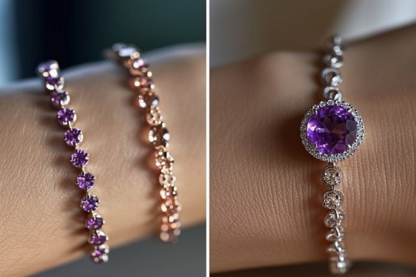 Bracelet améthyste : le bijou polyvalent qui vous suit partout
