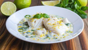 découvrez une recette exotique et savoureuse de morue au lait de coco, parfaite pour surprendre vos invités. facile à réaliser, ce plat allie douceur et parfums des îles pour un vrai voyage culinaire.