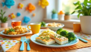 découvrez nos menus enfants spécialement conçus pour plaire aux plus petits avec de délicieuses recettes à base de morue, saines, savoureuses et faciles à aimer !