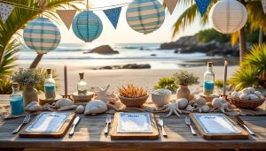 découvrez des idées créatives pour un anniversaire sur le thème de la mer, avec un menu savoureux et une décoration diy pour une fête mémorable.