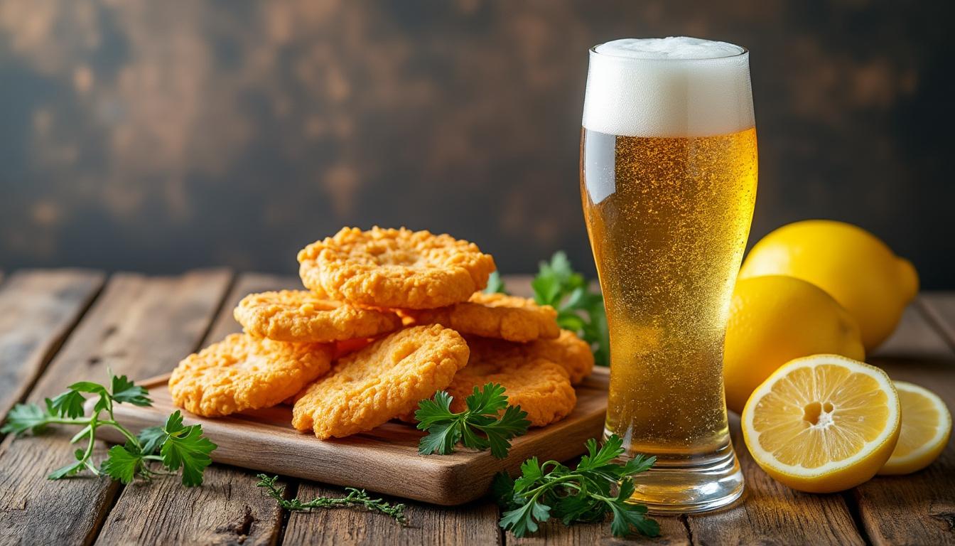 découvrez l'accord parfait entre bières blondes fraîches et accras croustillants pour une expérience gustative unique alliant saveurs et textures.