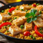 découvrez une recette innovante de paella en y intégrant de la morue pour une saveur unique et authentique qui revisite ce plat traditionnel espagnol.