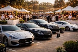 découvrez notre festival gastronomique exclusif avec parking vip réservé aux maserati, bentley et voitures de luxe. un événement culinaire d'exception alliant raffinement et prestige.