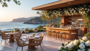 découvrez un mariage au bord de la mer alliant élégance et fraîcheur avec un cocktail iodé, pour une célébration inoubliable en bord de littoral.