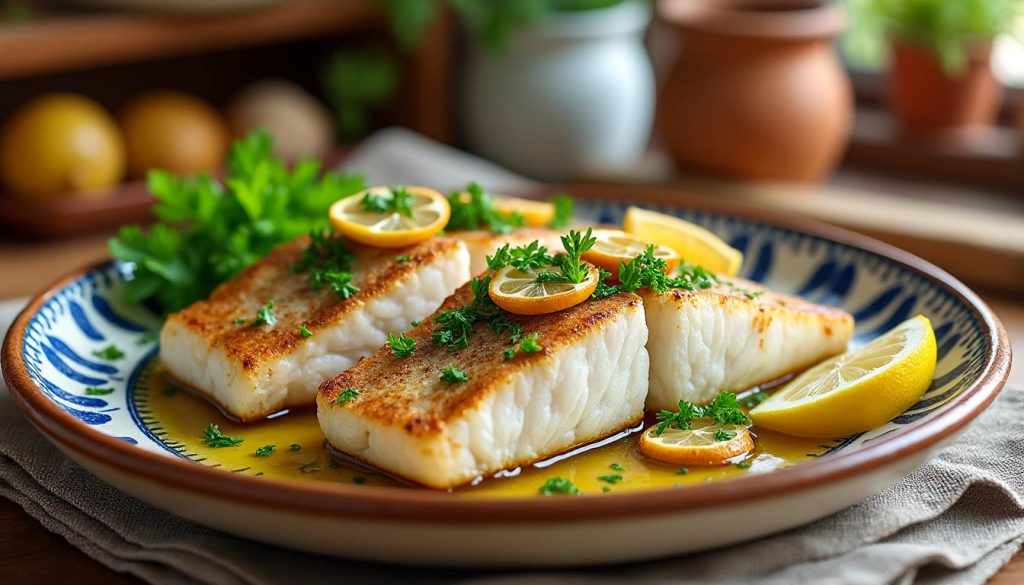 découvrez la recette traditionnelle de la morue à l’ail et au persil, un grand classique méditerranéen savoureux et facile à préparer.