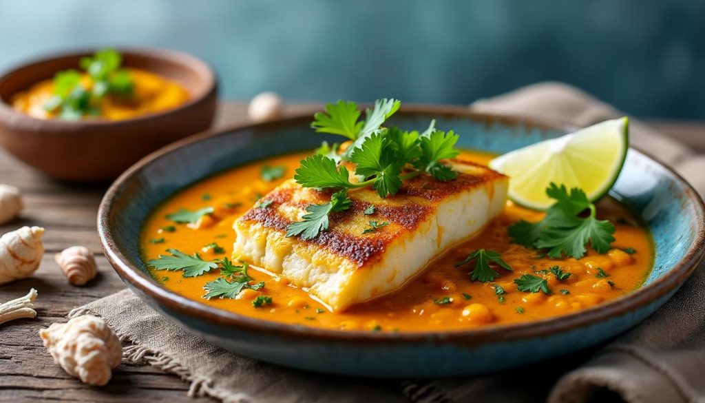 découvrez la recette de la morue au curry, une délicieuse fusion des saveurs indiennes et des trésors de l’océan pour un plat savoureux et exotique.