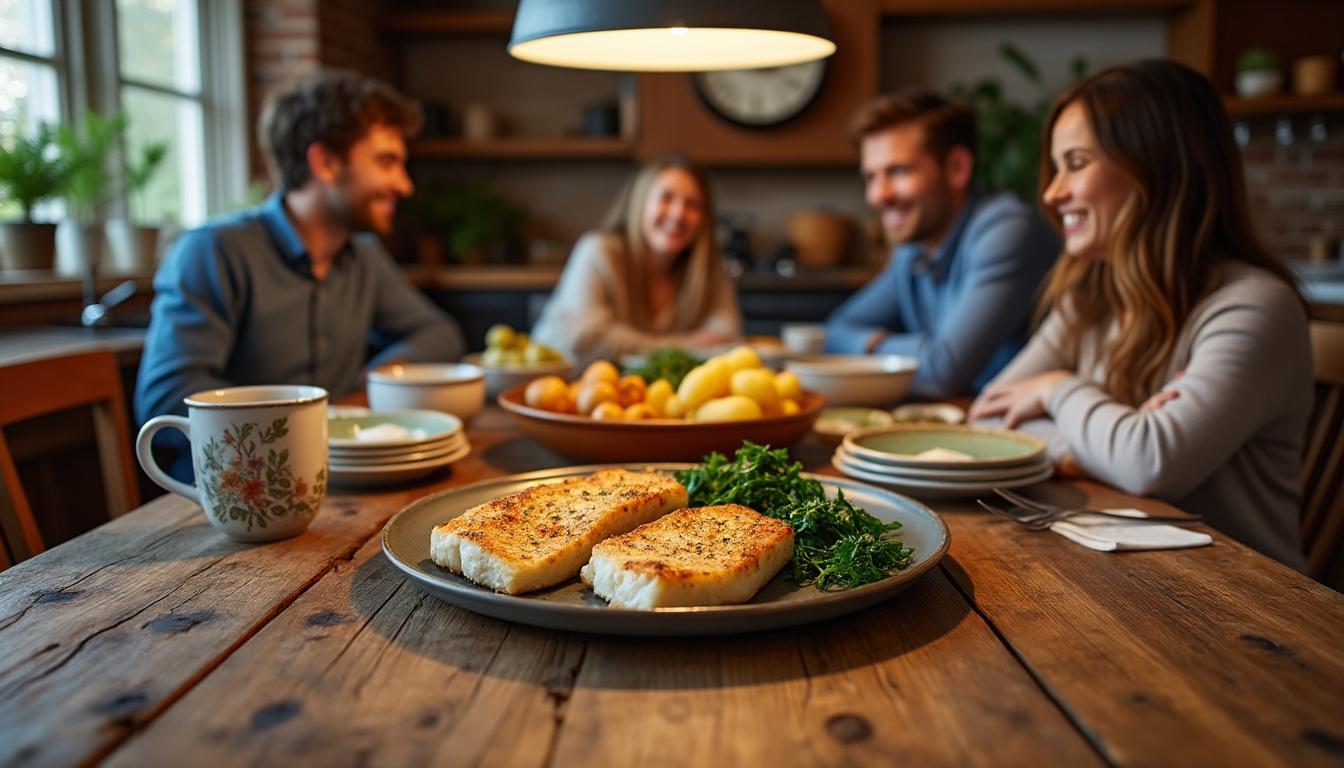découvrez des recettes de morue savoureuses et faciles à préparer pour des repas de famille conviviaux et chaleureux.