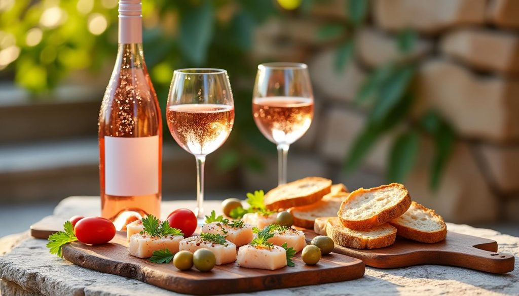 découvrez notre sélection de rosés frais accompagnés de tapas de morue savoureuses, pour un moment gourmand et rafraîchissant.